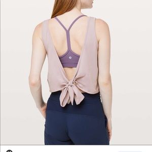 Lululemon It’s a Tie Tank - Smoky Blush